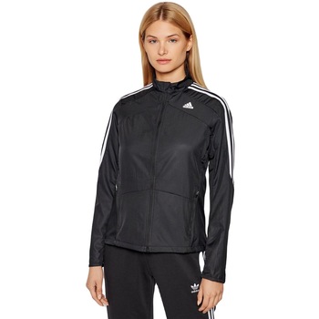 Jacheta adidas Marathon 3-Stripes, Negru Jacheta adidas Marathon 3-Stripes, Negru