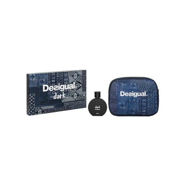 Set Dark Desigual, Apa de toaleta, Barbati, 100 ml + Carcasa