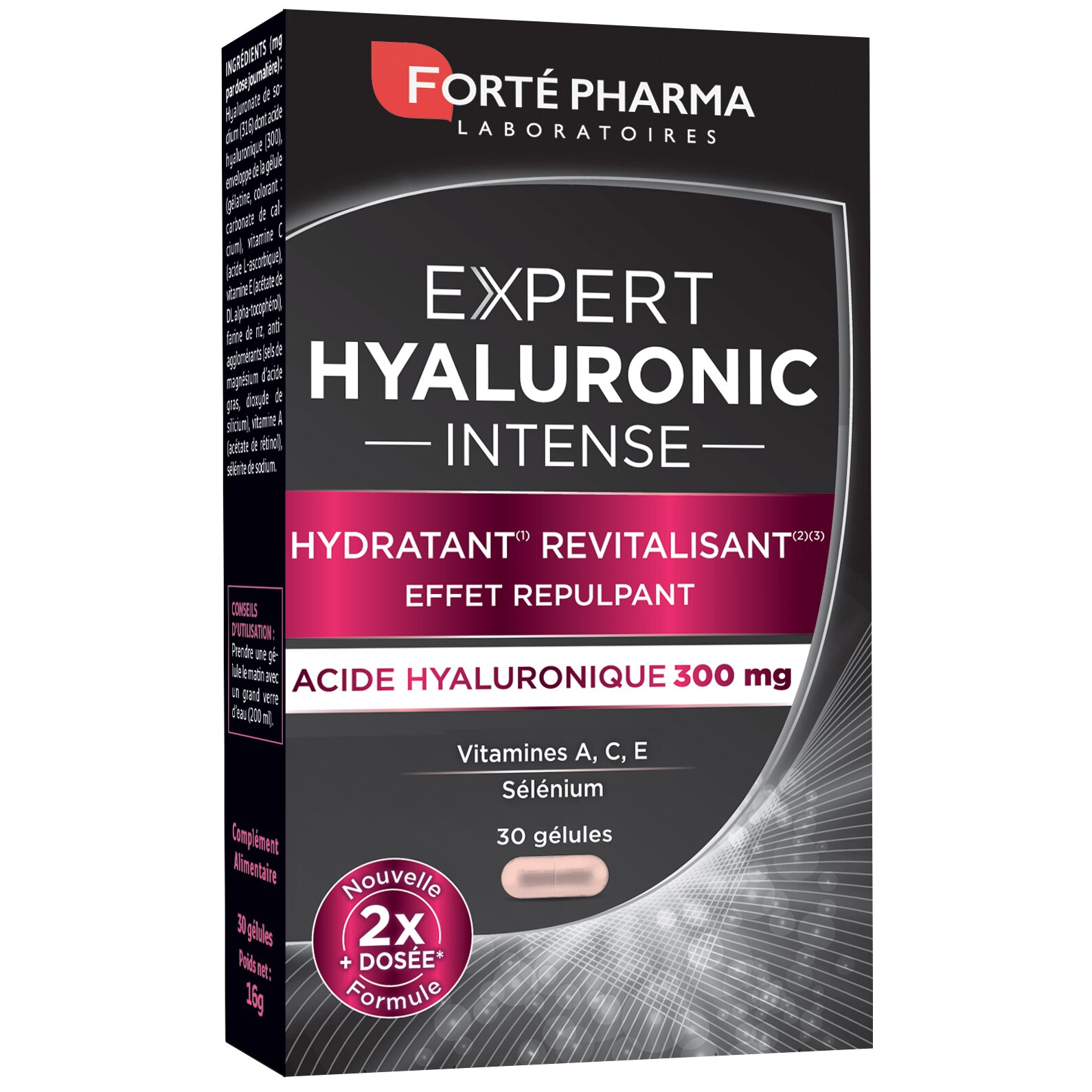 Supliment alimentar Expert Hyaluronic Intense Fortepharma, 30 capsule