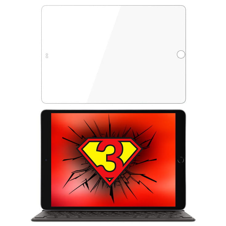 Folie de protectie 3MK Flexible Glass pentru iPad 7 / 8 (2019 / 2020), Sticla, Transparent