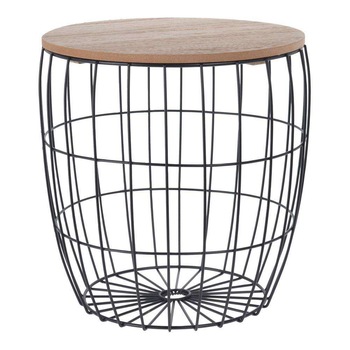 Masa de cafea, Home Styling Collection, MDF/Metal, 38 x 36 cm Masa de cafea, Home Styling Collection, MDF/Metal, 38 x 36 cm