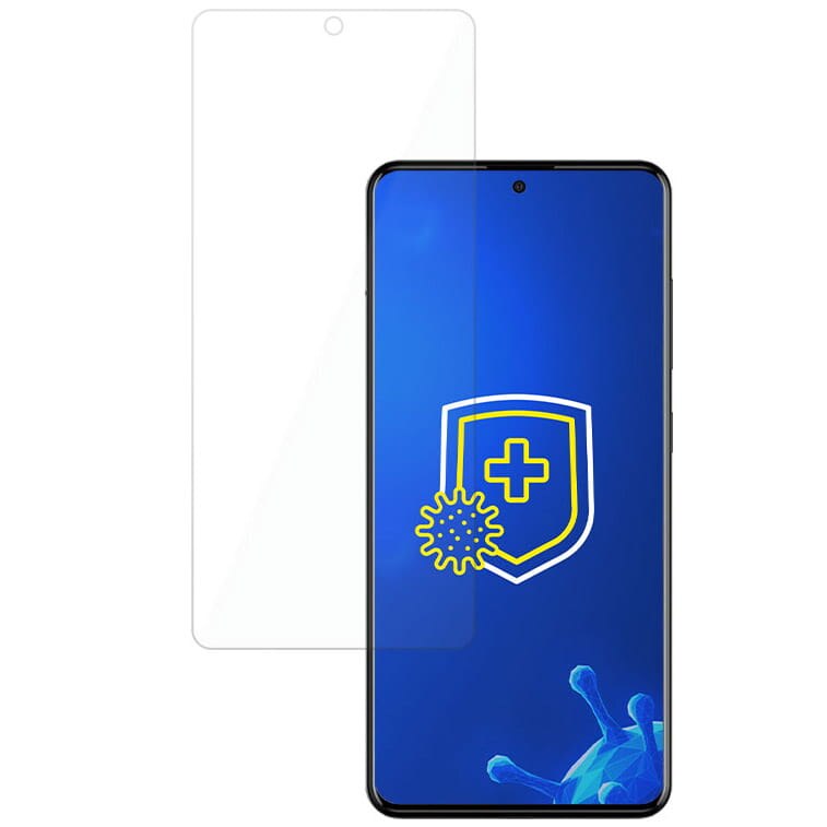 Folie protectie 3MK Silver Protection pentru Samsung Galaxy A52s 5G / A52 4G/5G, Regenerabil, Antimicrobian, Transparent