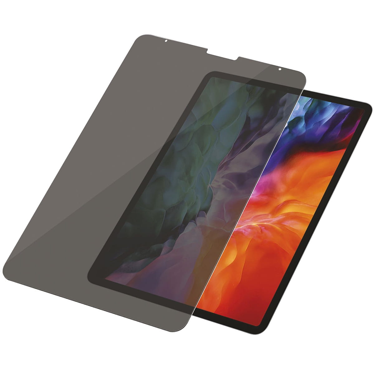 Folie sticla securizata Panzerglass, E2E Super, Compatibila iPad Pro 12.9, 4th gen 2020, Gri