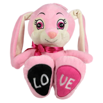 Jucarie de plus cu sunete, Iepuras, AMEK, 25 cm Jucarie de plus cu sunete, Iepuras, AMEK, 25 cm