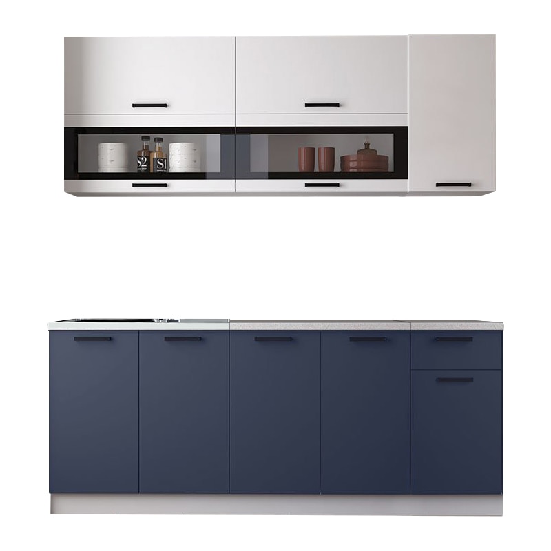 Set Bucatarie Tehno new , 200x60x200cm, ultramarin