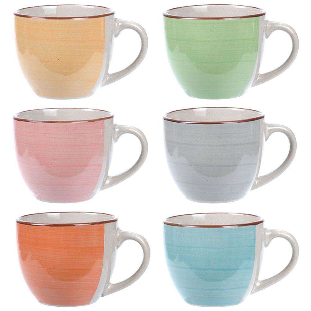 Set 6 cani din ceramica Excellent Houseware, 90 ml