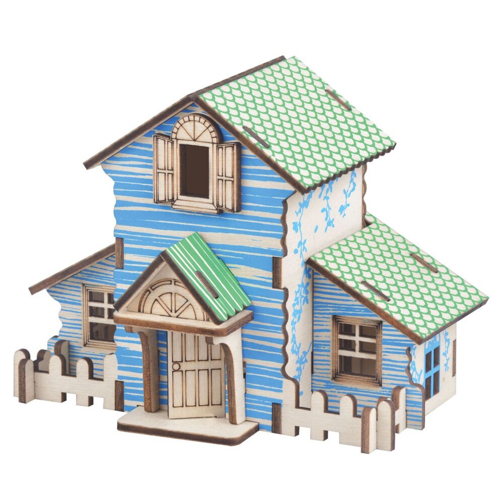Puzzle 3D Forest Cottage, Lemn, 22 piese