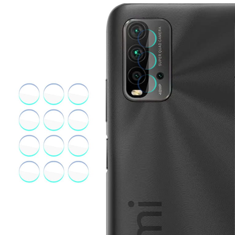 Folie Sticla Camera Foto pentru Xiaomi Redmi 9T, 3MK, Transparent