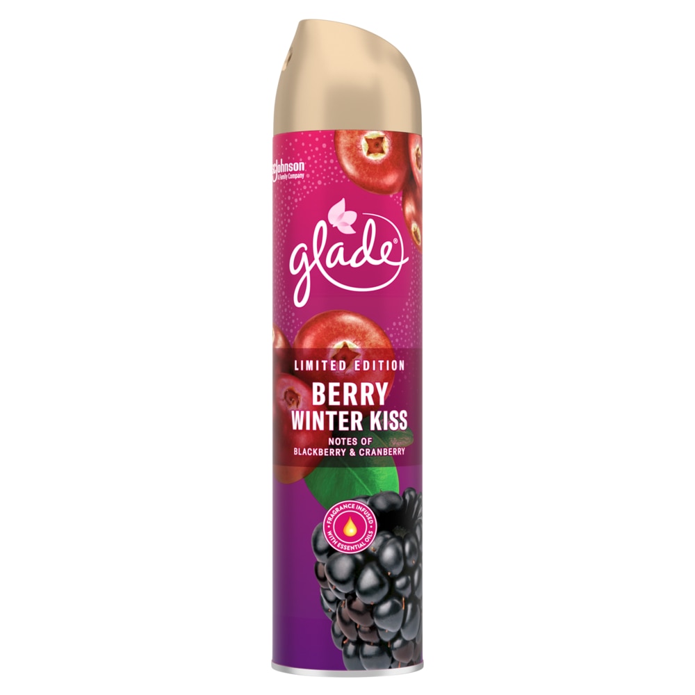 Odorizant de camera Glade Aerosol Berry Winter Kiss, 300 ml