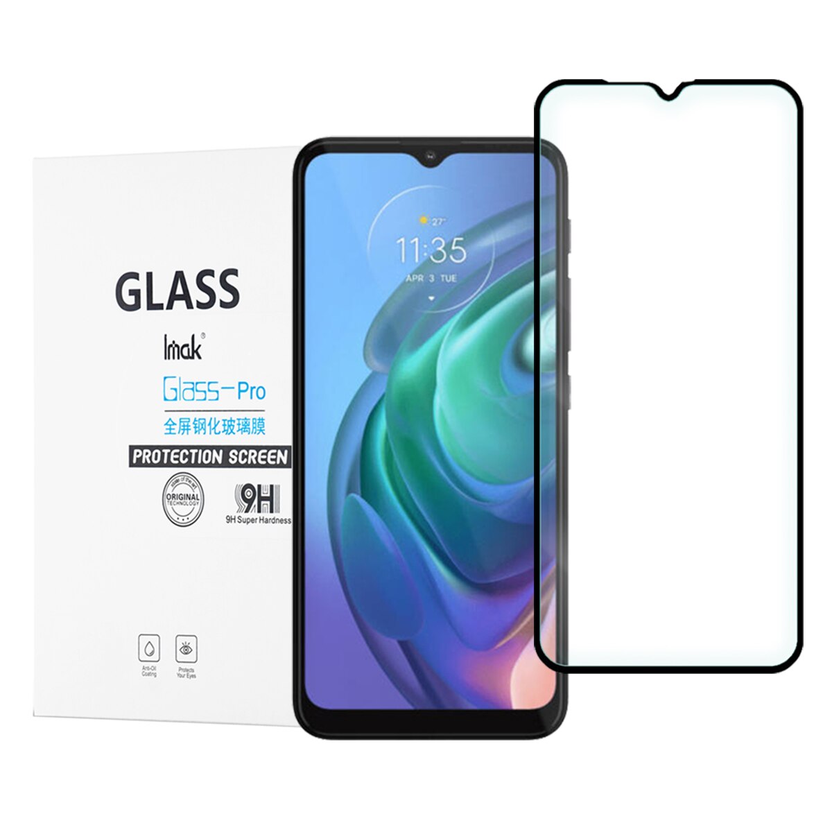 Folie Sticla pentru Moto E7 Power, Imak, Sticla Temperata, Transparent