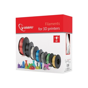 Filament pentru imprimanta 3D Gembird 3DP-PLA1.75-02-MAR PLA Marmur 1.75mm 1kg Filament pentru imprimanta 3D Gembird 3DP-PLA1.75-02-MAR PLA Marmur 1.75mm 1kg