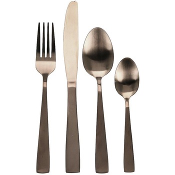 Set 16 tacamuri Excellent Houseware, Aspect mat, Inox, 4 Persoane, Auriu Set 16 tacamuri Excellent Houseware, Aspect mat, Inox, 4 Persoane, Auriu