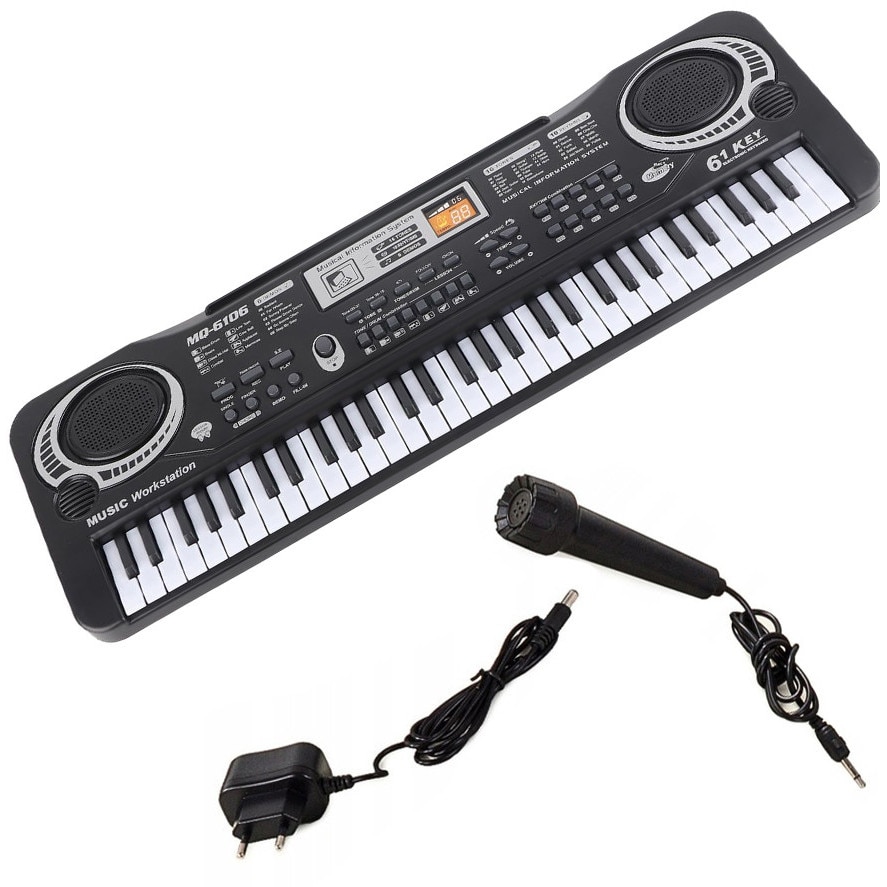 Orga electronica, Zola®, cu microfon, inregistare melodii, 61
