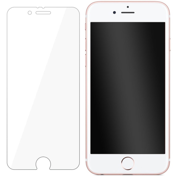 3MK üvegfólia, rugalmas üveg, Iphone 6 / 6S-hez, vékony, átlátszó + alkalmazási készlet