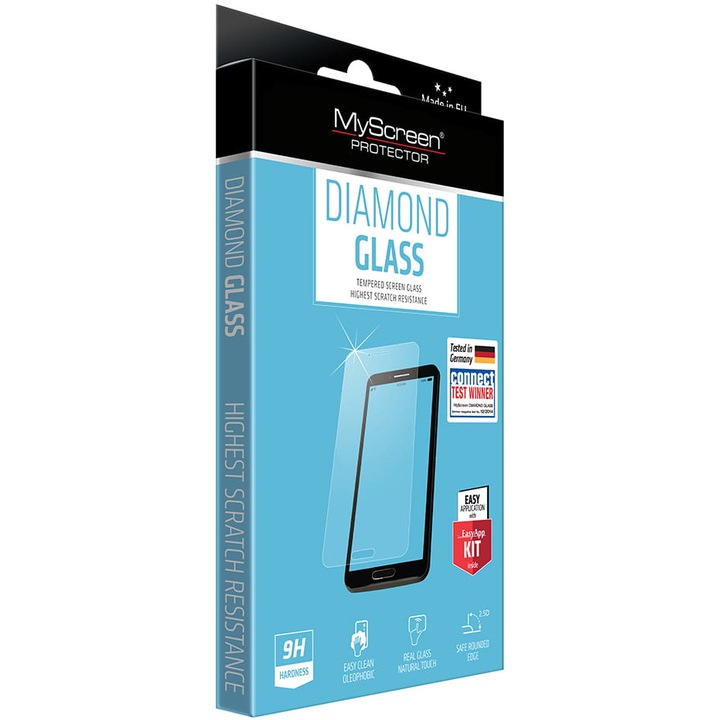 Diamond Glass, MyScreen Protector, iPhone 5 / 5S / 5C / SE, 60 x 120 mm, + applikációs készlet
