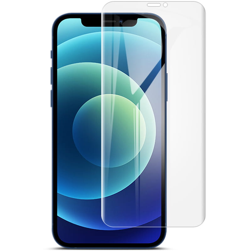 Set 2 folii protectie Imak, Compatibil iPhone 12/12 Pro, Hidrogel, Transparent