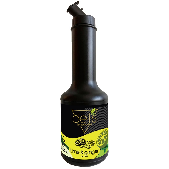 Плодово пюре Dell's Lemonades ЛАЙМ С ДЖИНДЖИФИЛ, 1000ml