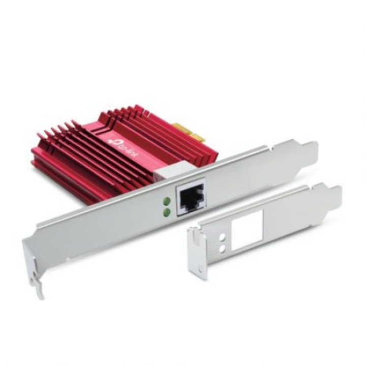 Lan kártya TP-Link TX401, kábeles, PCIe 3.0 slot 10 Gigabit Ethernet hálózati adapterhez