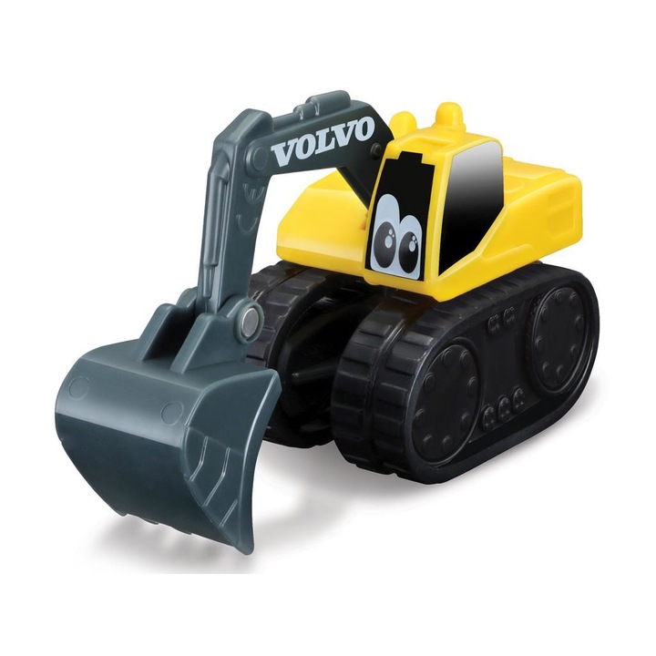Excavator jucarie, BBurago, Negru/Galben