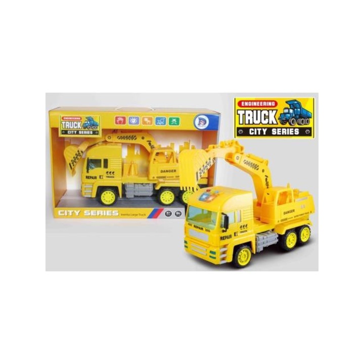 Magic Toys 5105024 Markolós teherautó modell fénnyel 37cm-es