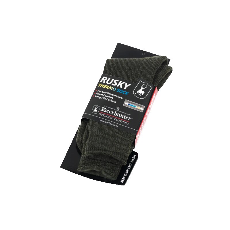 Sosete unisex termice Rusky Deerhunter, verde