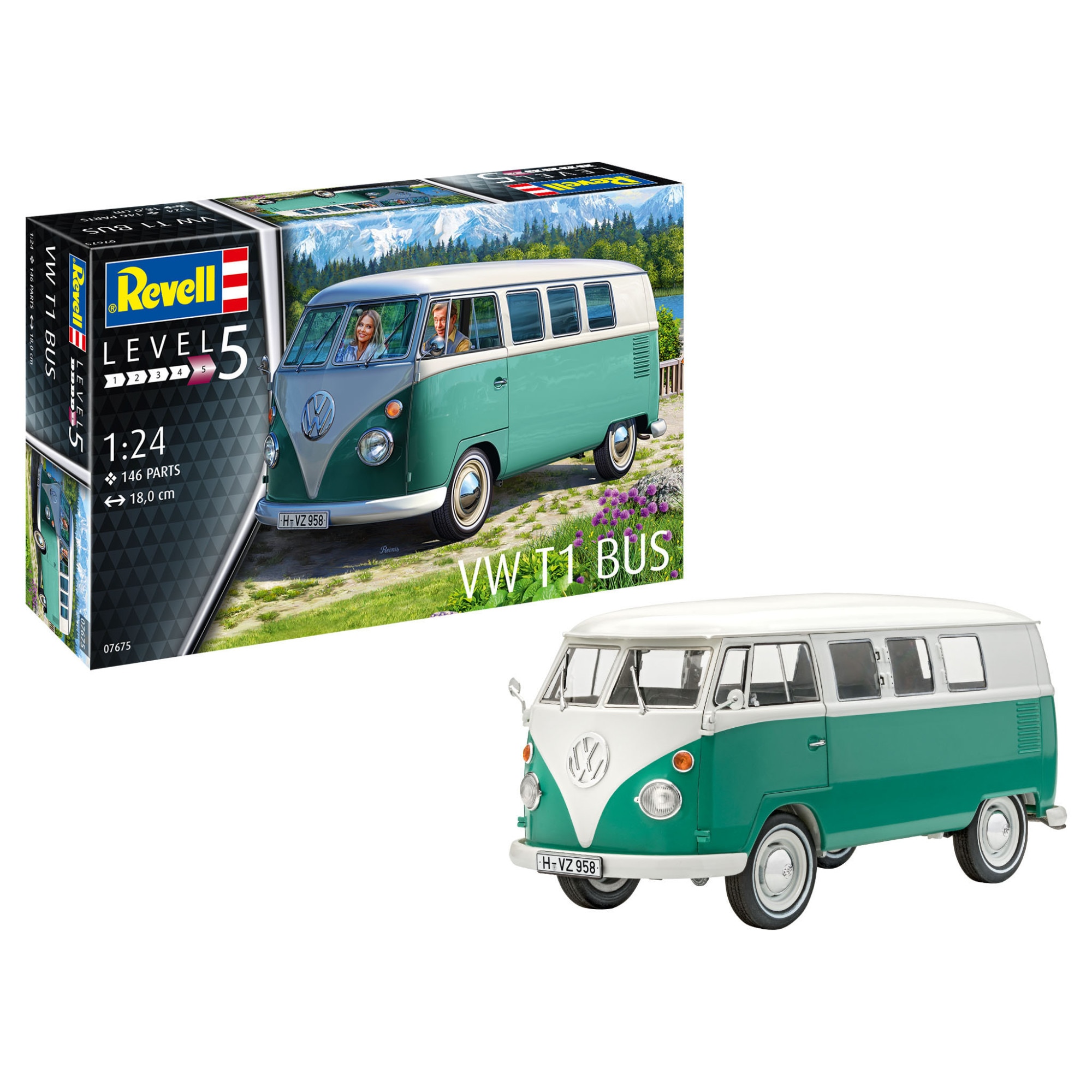 Macheta automodel, Revell, VW T1 Bus