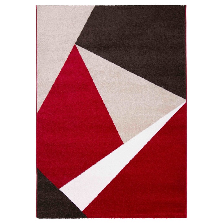 Covor cu model geometric, Cortinatex, Polipropilena, 200x280 cm, Multicolor