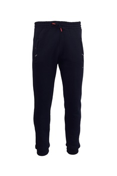 Pantaloni trening barbat, Univers Fashion, 2 buzunare laterale cu fermoare si un buzunar la spate cu fermoar, vatuit la interior, albastru Pantaloni trening barbat, Univers Fashion, 2 buzunare laterale cu fermoare si un buzunar la spate cu fermoar, vatuit la interior, albastru
