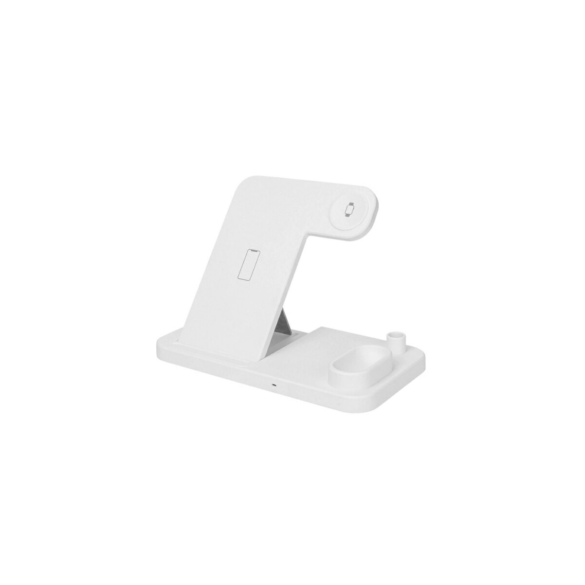 Statie incarcare pentru iPhone/Airpods/Apple Watch/ Pix pentru Ipad, cu cablu de incarcare Type C, Alb