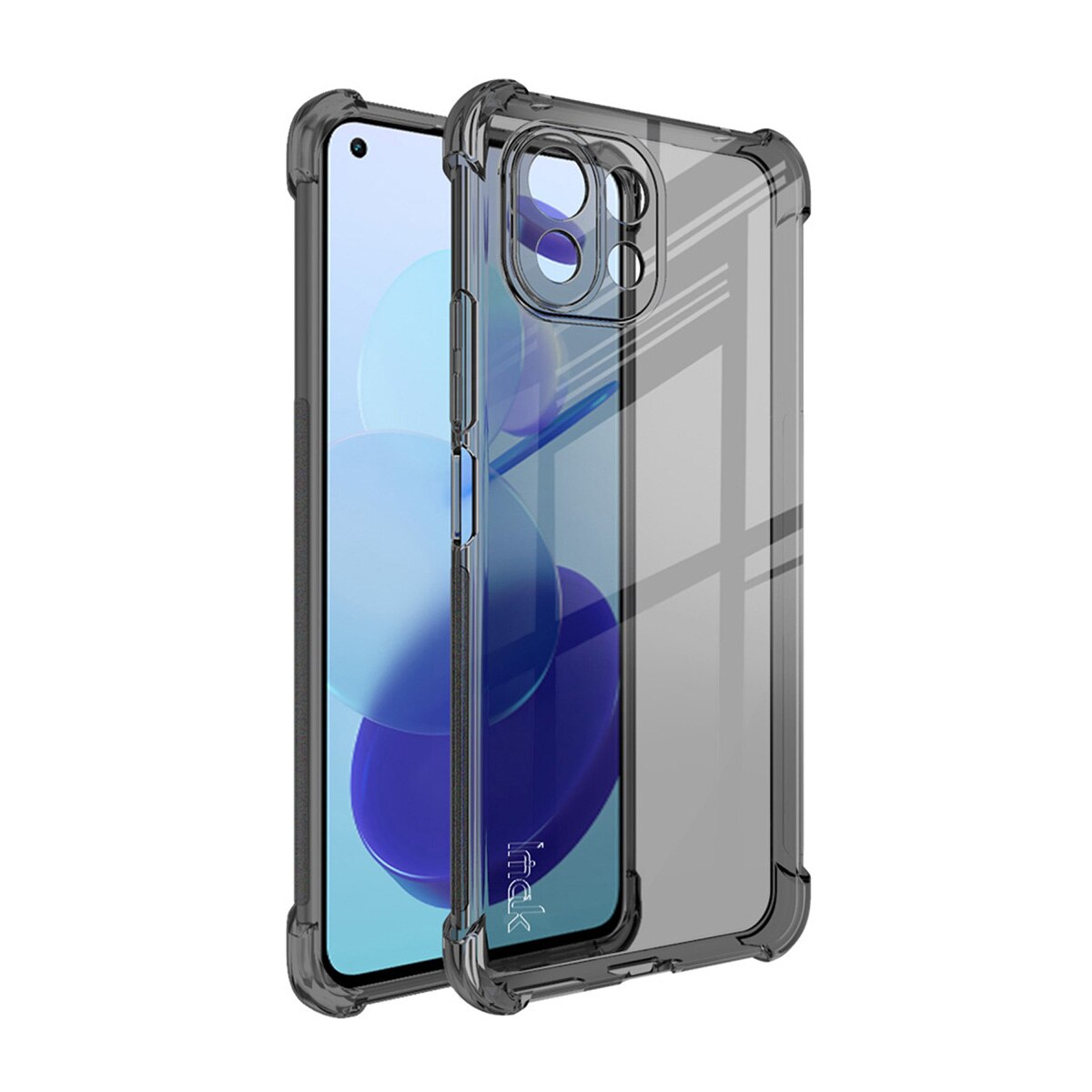 Husa de protectie IMAK SHOCKPROOF pentru XIAOMI MI 11 Lite/LTE NE, TPU, Negru