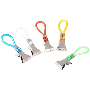 Set 5 cleme pentru prosoape Orion, Multicolor Set 5 cleme pentru prosoape Orion, Multicolor