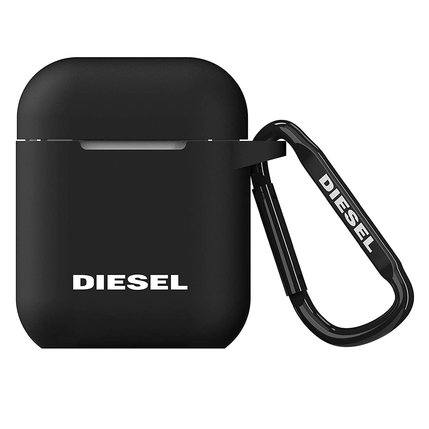 Husa protectie Diesel pentru Apple AirPods, Silicon, Negru
