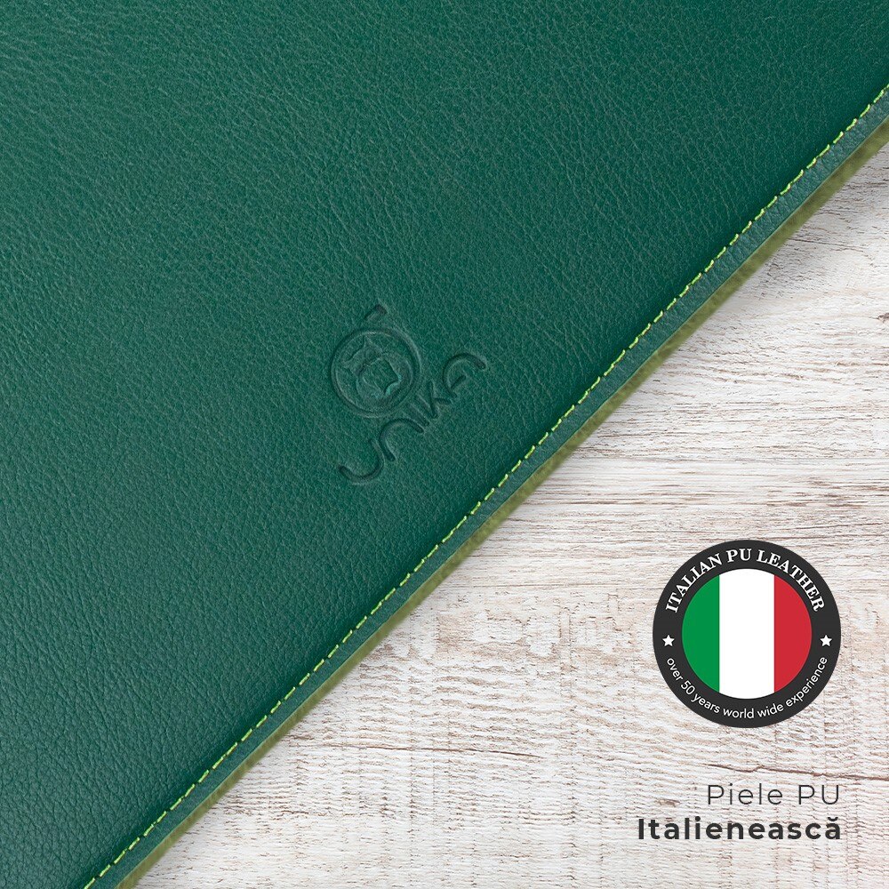 Husa laptop compatibila cu MacBook PRO 13 inch, UNIKA, verde