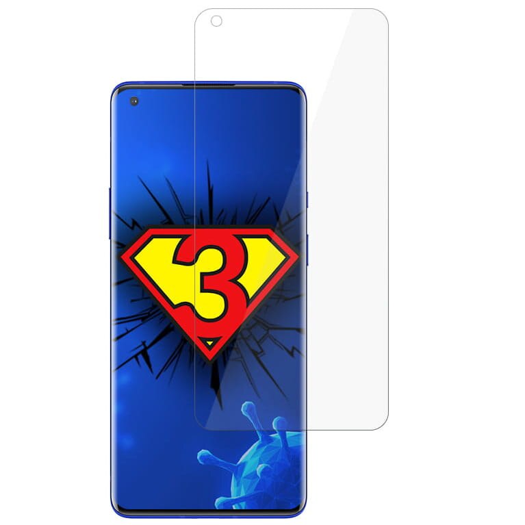 Folie de protectie antimicrobiana 3MK Silver Protection + pentru OnePlus 8 Pro