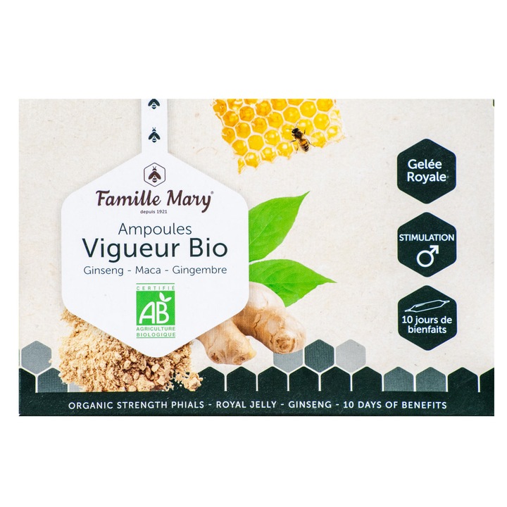 Set 10 fiole, Vigoare Bio, Famille Mary