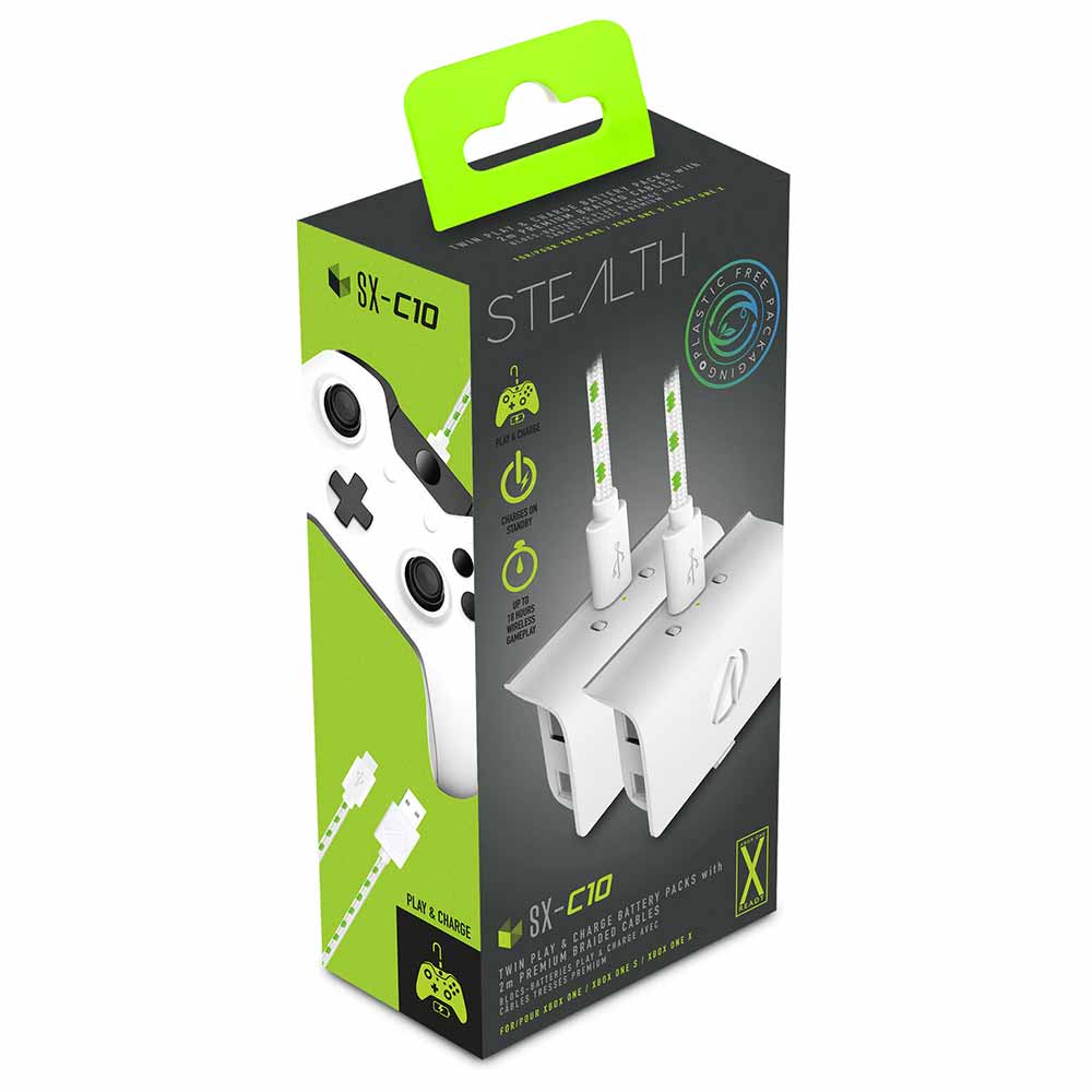 Set 2 baterii reincarcabile Stealth pentru Xbox One/S/X