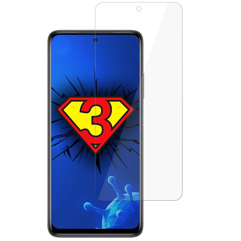 Folie de protectie antimicrobiana 3MK Silver Protection + pentru Xiaomi Mi 10T Lite