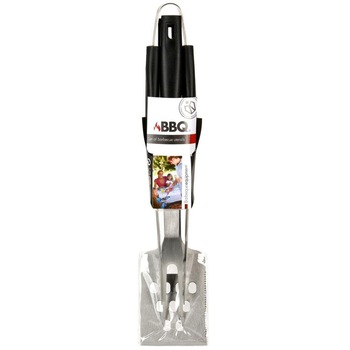 Set 3 ustensile gratar, BBQ, Inox/Plastic Set 3 ustensile gratar, BBQ, Inox/Plastic