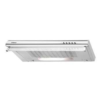 Hota clasica DacEnergy©, realizata din otel si sticla, 1 motor, 113 W, 8,5 x 60 x 48,5 cm, argintiu Hota clasica DacEnergy©, realizata din otel si sticla, 1 motor, 113 W, 8,5 x 60 x 48,5 cm, argintiu