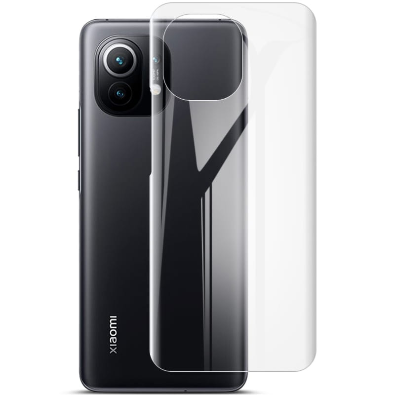 Folie protectie spate IMAK Hydrogel pentru Xiaomi Mi 11, 3D, 0.15 mm, Transparent