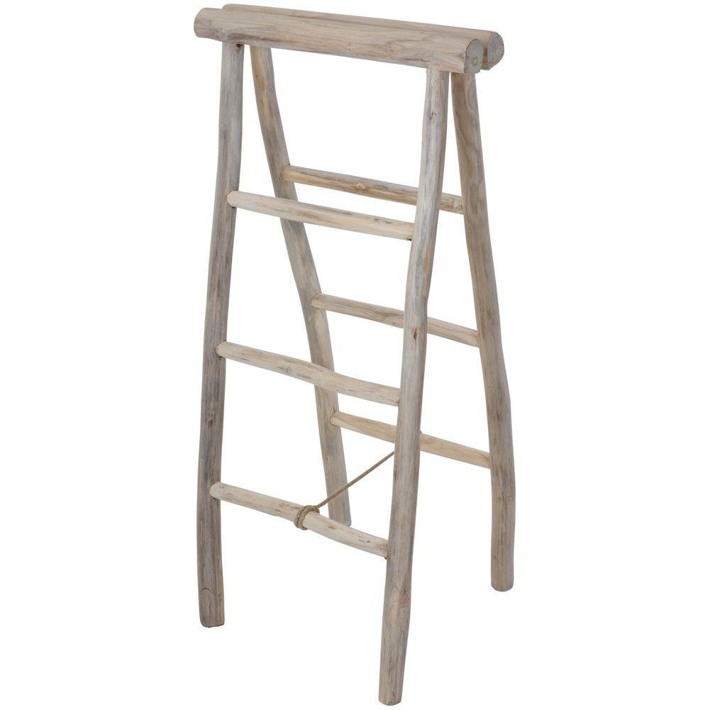 Suport tip scara pentru prosoape Home Styling, Lemn