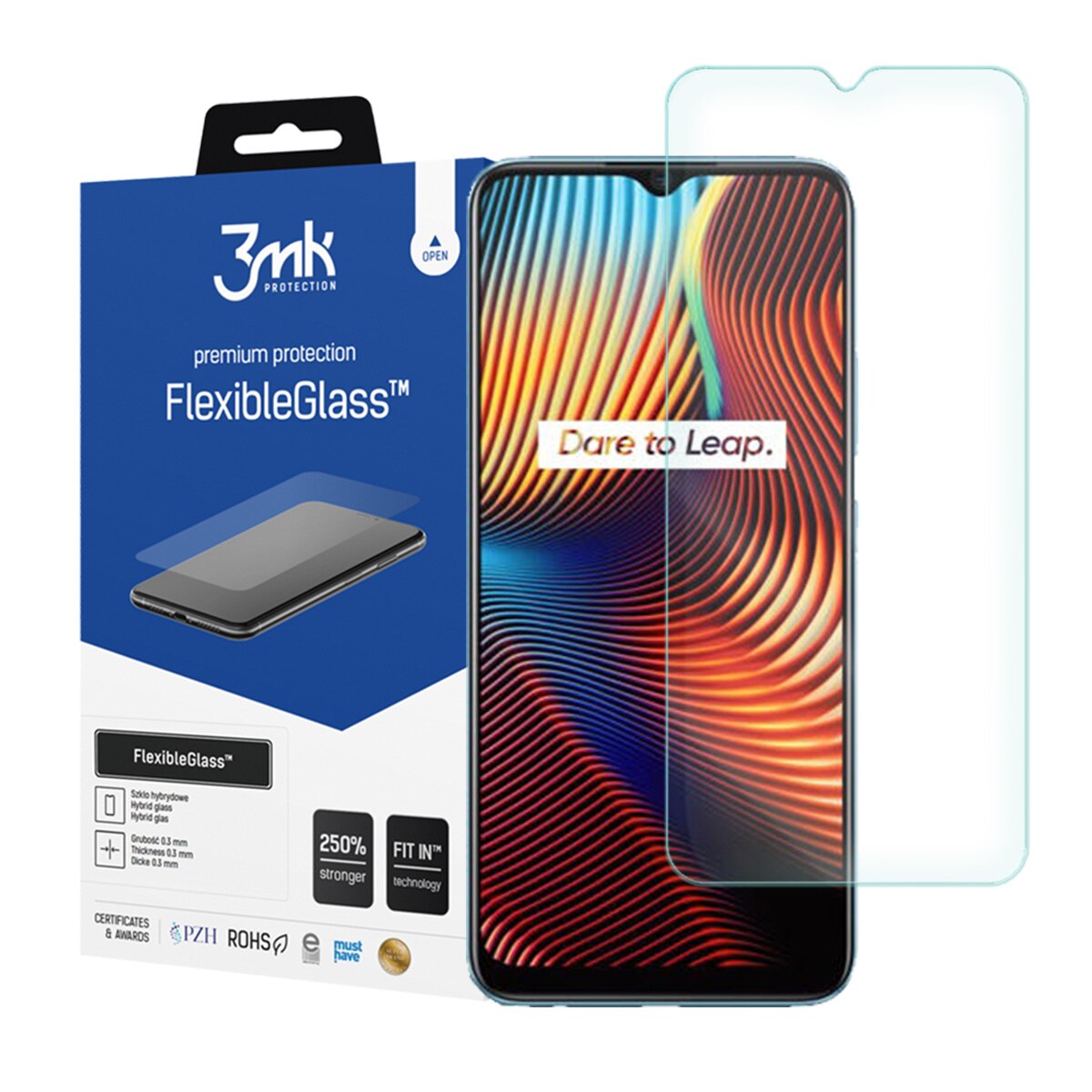 Folie Protectie pentru Realme 7I / C12, 3MK Flexible Glass, Transparent