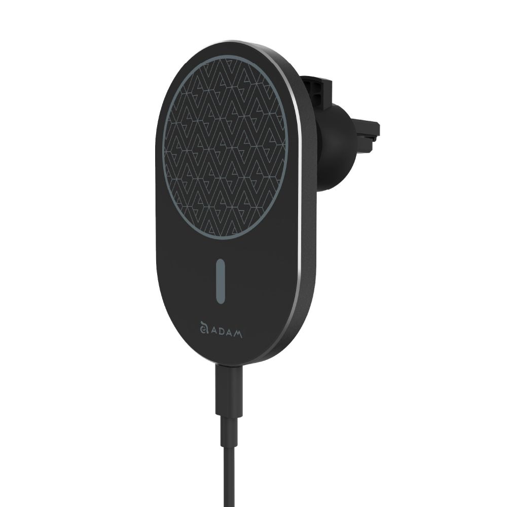 Incarcator auto magnetic 15W Adam Elements OMNIA C2, MagSafe, aluminiu negru