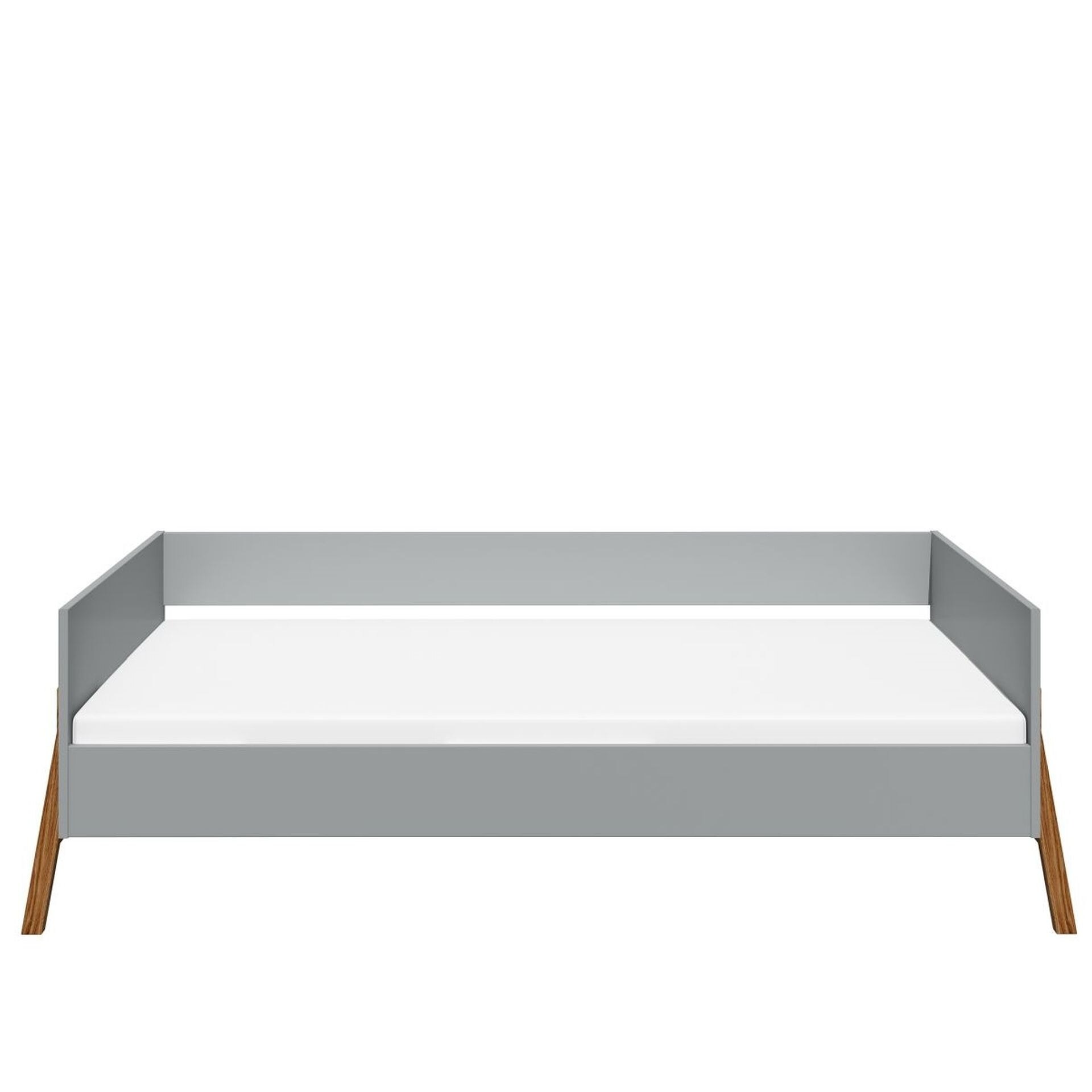 Patut copii, Lotta junior gri, Piccolo, Lemn/MDF, design minimalist, 178 x 83 x 56 cm