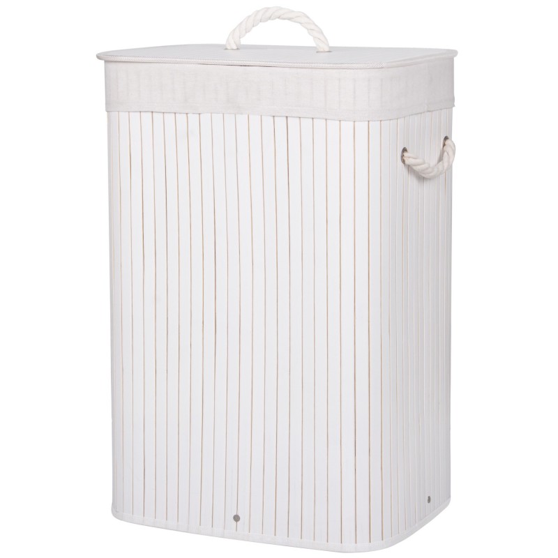 Cos rufe Sersimo HA57, 1 compartiment, 72 L, 60x40 cm, bambus alb