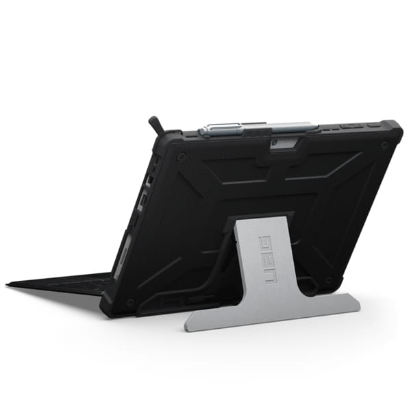 Carcasa Urban Armor Gear, pentru Microsoft Surface Pro 4/ Pro 5th Gen./ Pro 6/ Pro 7, Picior de aluminiu, Negru