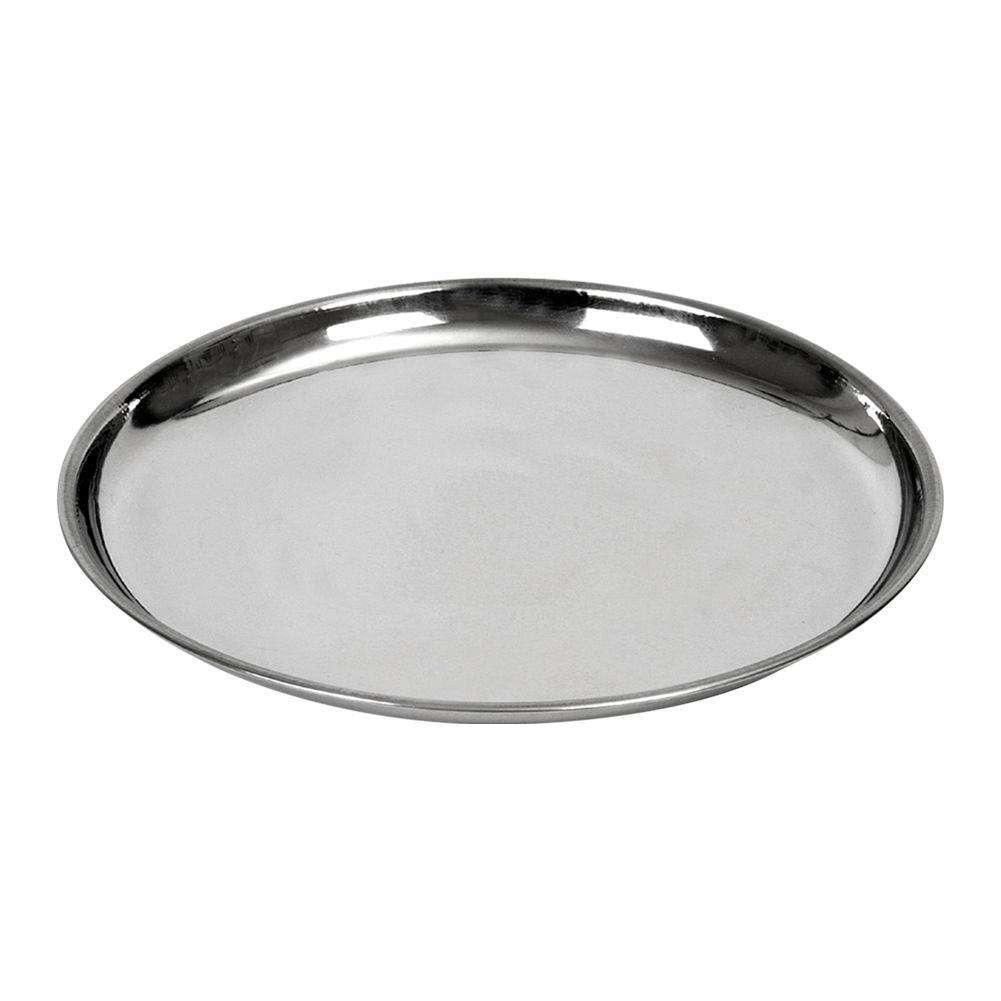 Tava servire Orion, Rotund, Inox, 21 cm, Argintiu