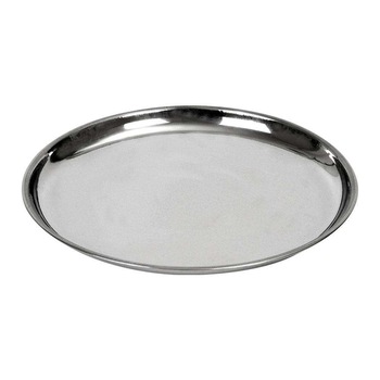 Tava servire Orion, Rotund, Inox, 21 cm, Argintiu Tava servire Orion, Rotund, Inox, 21 cm, Argintiu