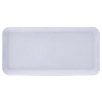 Tava servire Orion, Dreptunghiular, Plastic, 29.5 x 15 cm, Alb Tava servire Orion, Dreptunghiular, Plastic, 29.5 x 15 cm, Alb