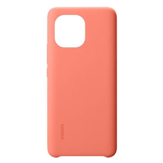 Husa Xiaomi pentru Xiaomi Mi 11 Glass, Silicon, Portocaliu